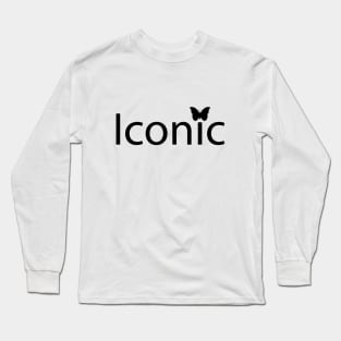 Iconic typography design Long Sleeve T-Shirt